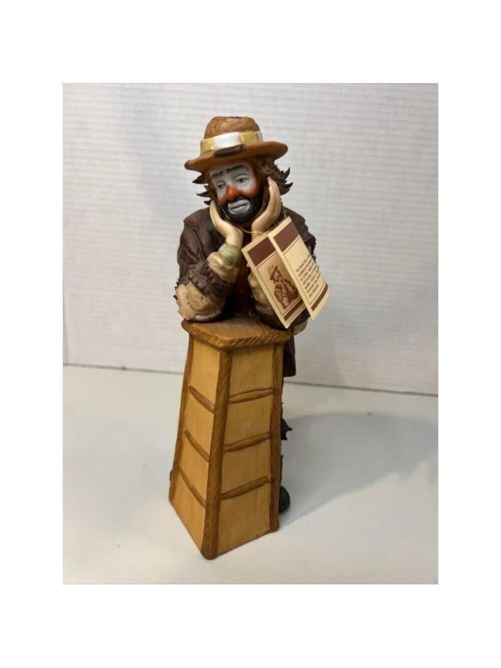 Emmett Kelly Jr Clown Figurine Statue Collectible 1984